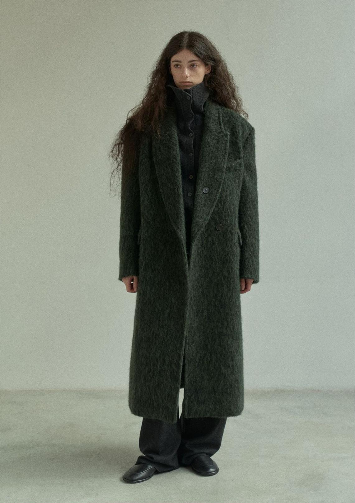 Handmade Lamb Wool Allison Overcoat