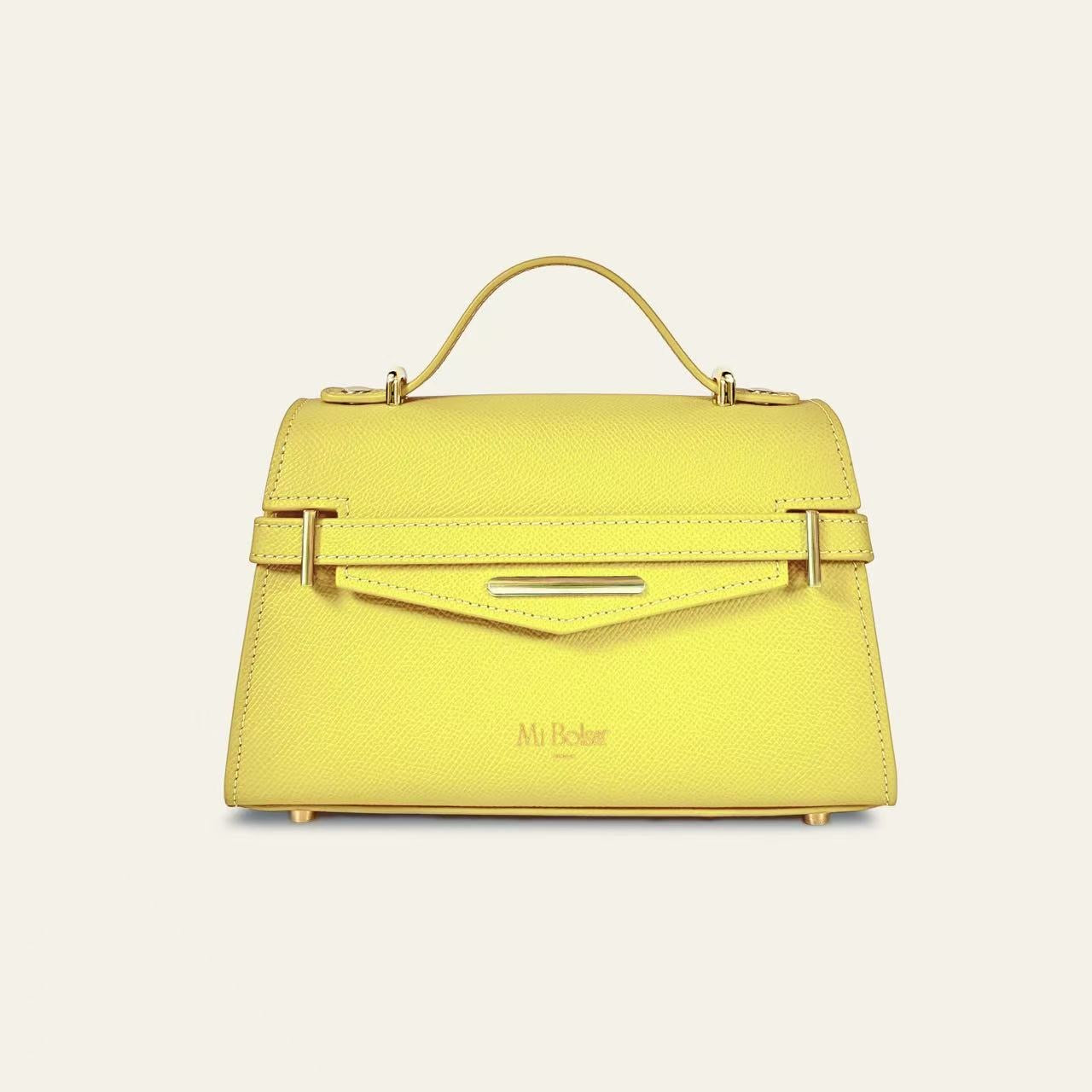 "Mi" Top Handle -Baby Yellow