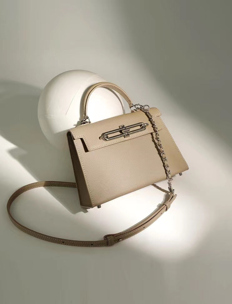 First Layer Cowhide Calypso Midi Tote Bag