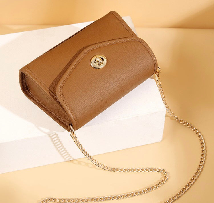 First Layer Cowhide Fawn Shoulder/Tote Bag