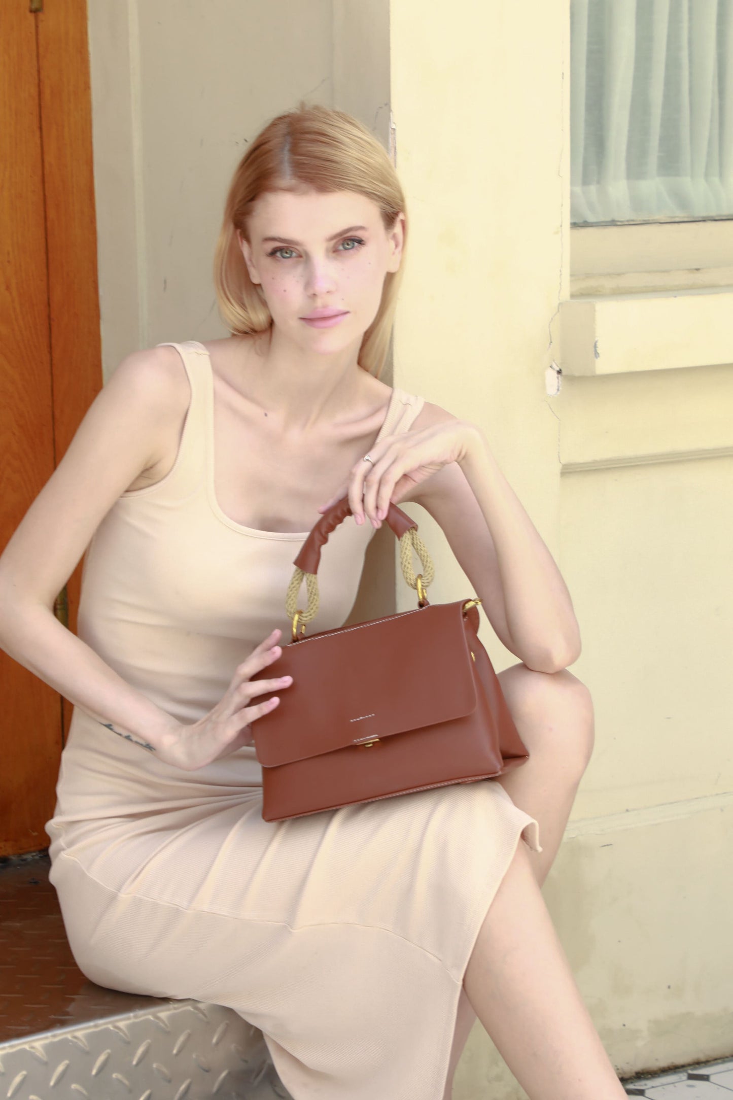 Calf Leather Lillian Tote Bag