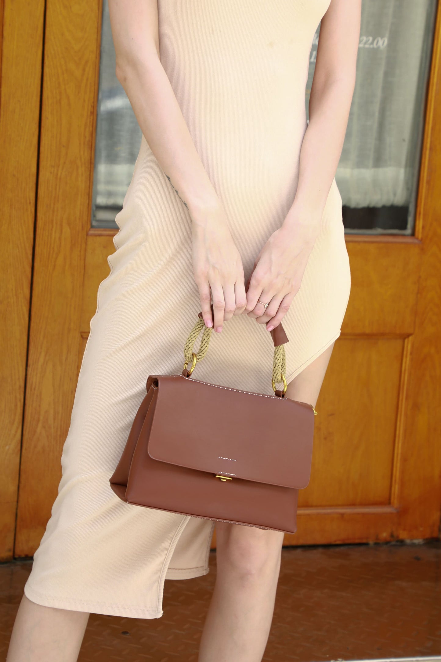Calf Leather Lillian Tote Bag