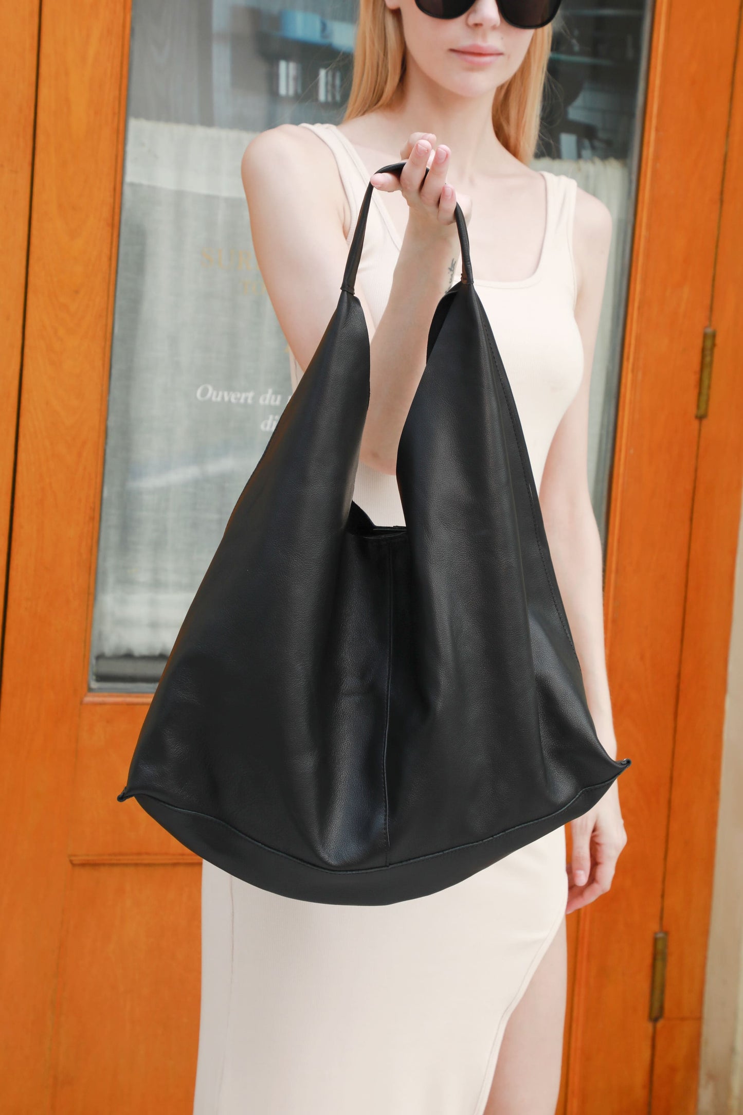 First Layer Cowhide Anjea Tote Bag
