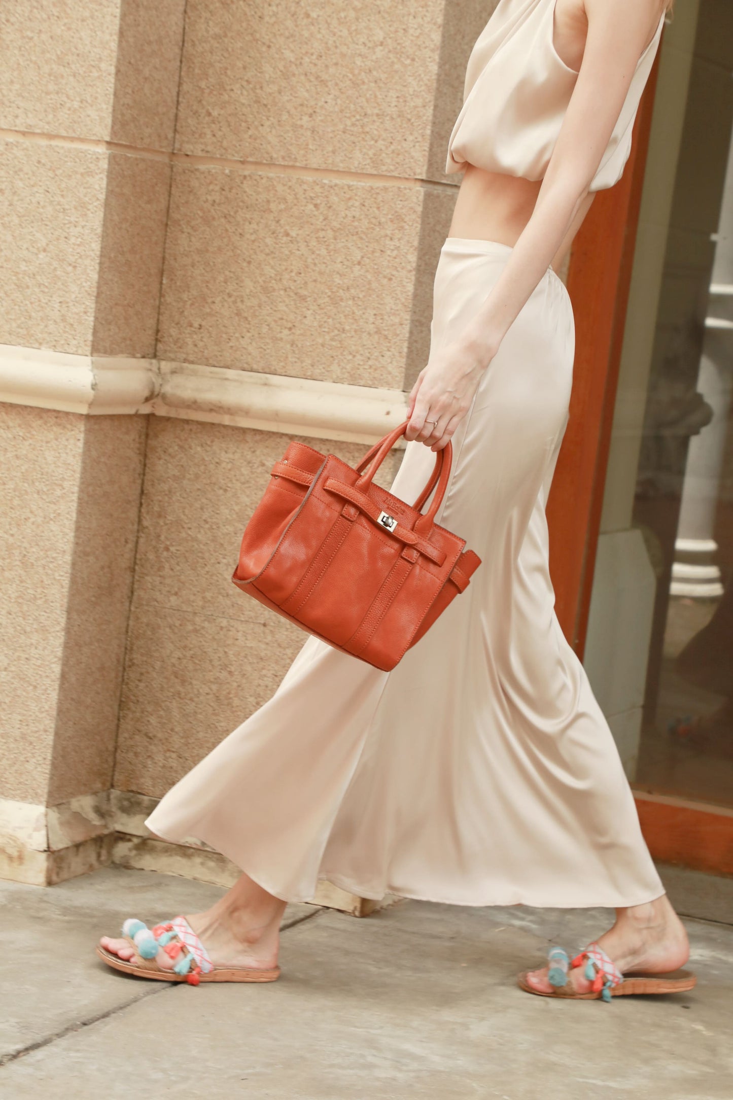 Genuine Vegetable Tanned Leather Paula Tote/Shoulder Bag