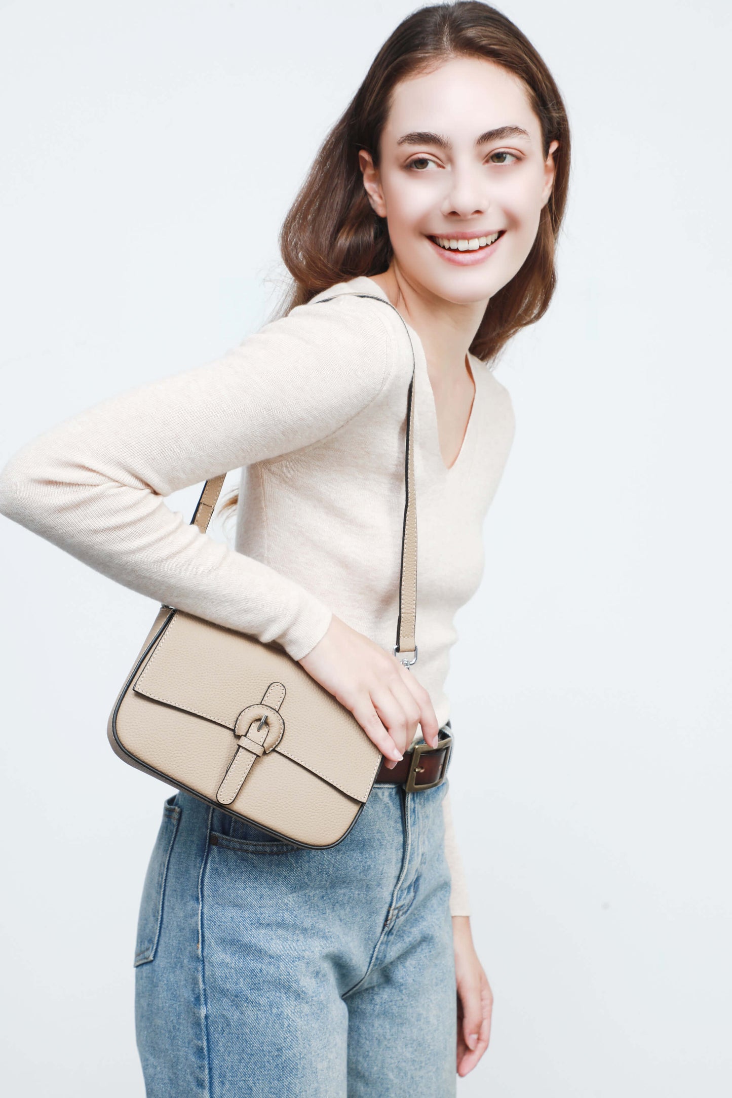 First Layer Cowhide Hedy Bag