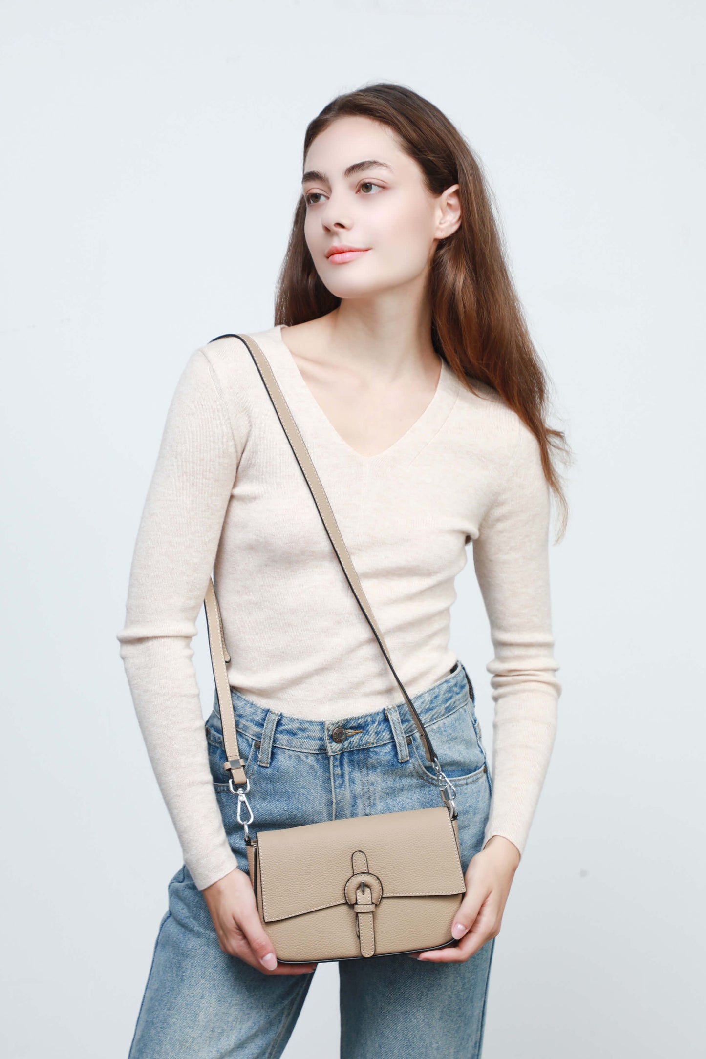First Layer Cowhide Hedy Bag
