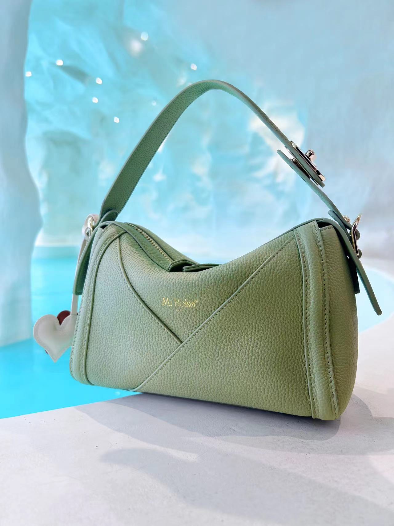 Carnaby Top Handle - Apple Green