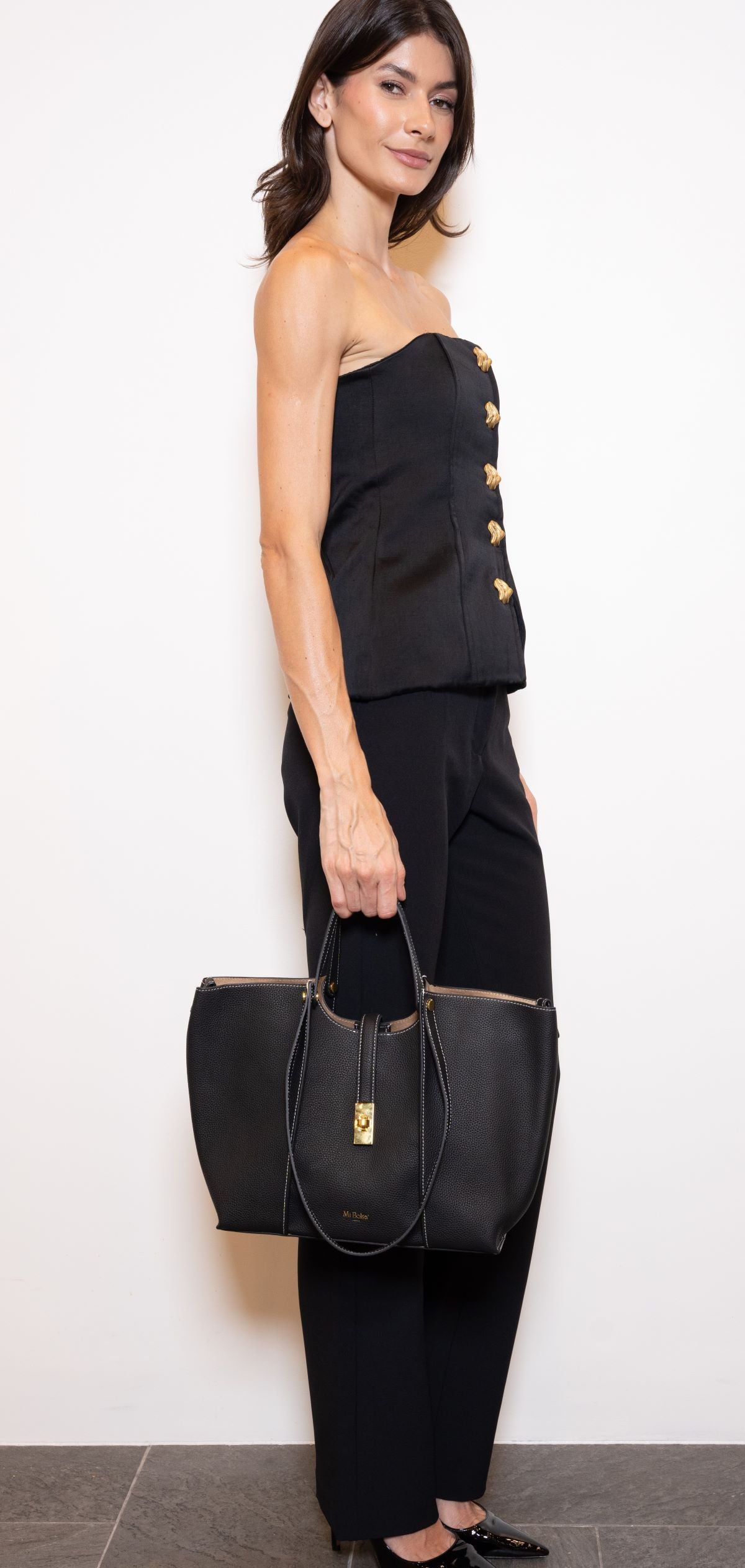 Wharf Tote - Coffee Suede