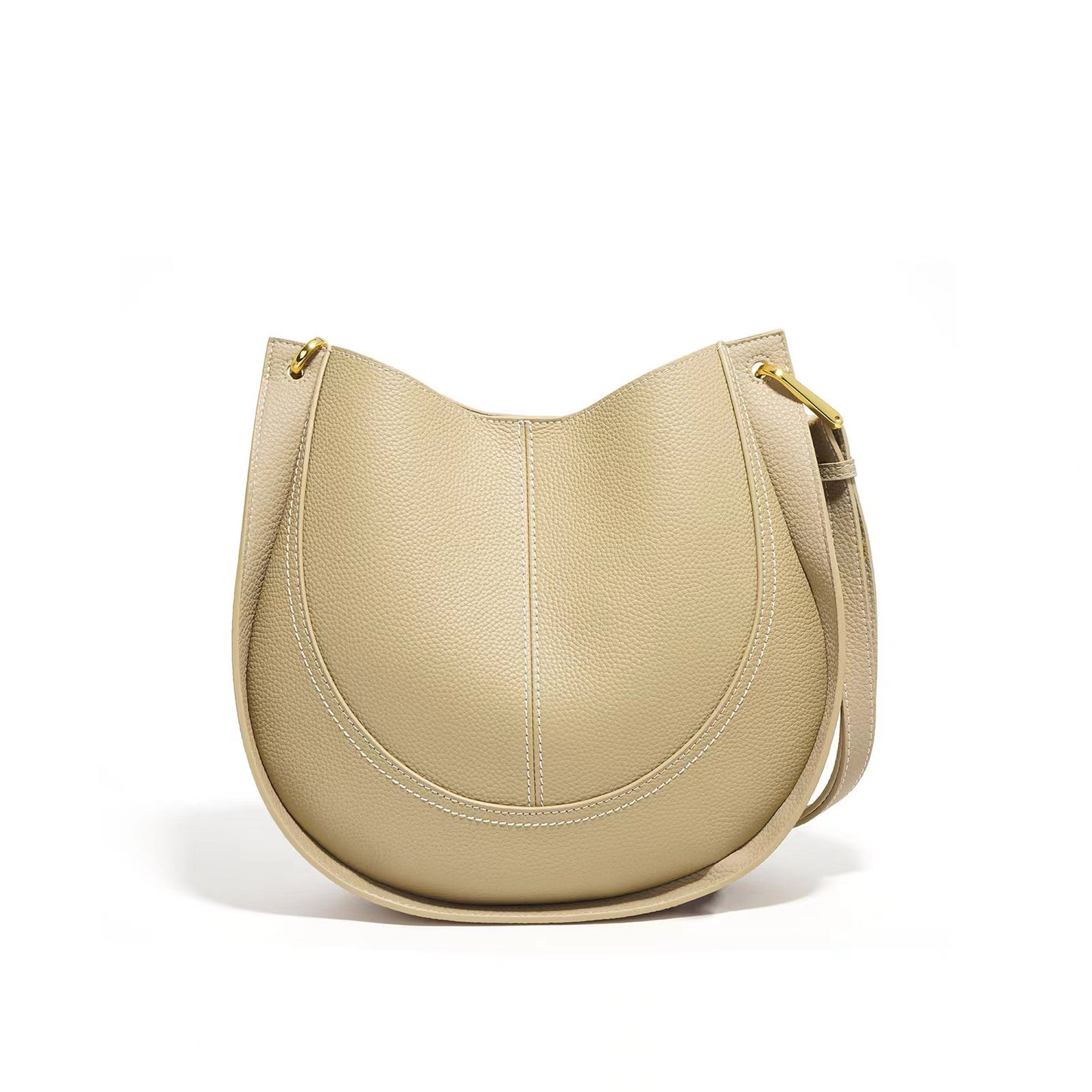 First Layer Cowhide Opal Shoulder Bag