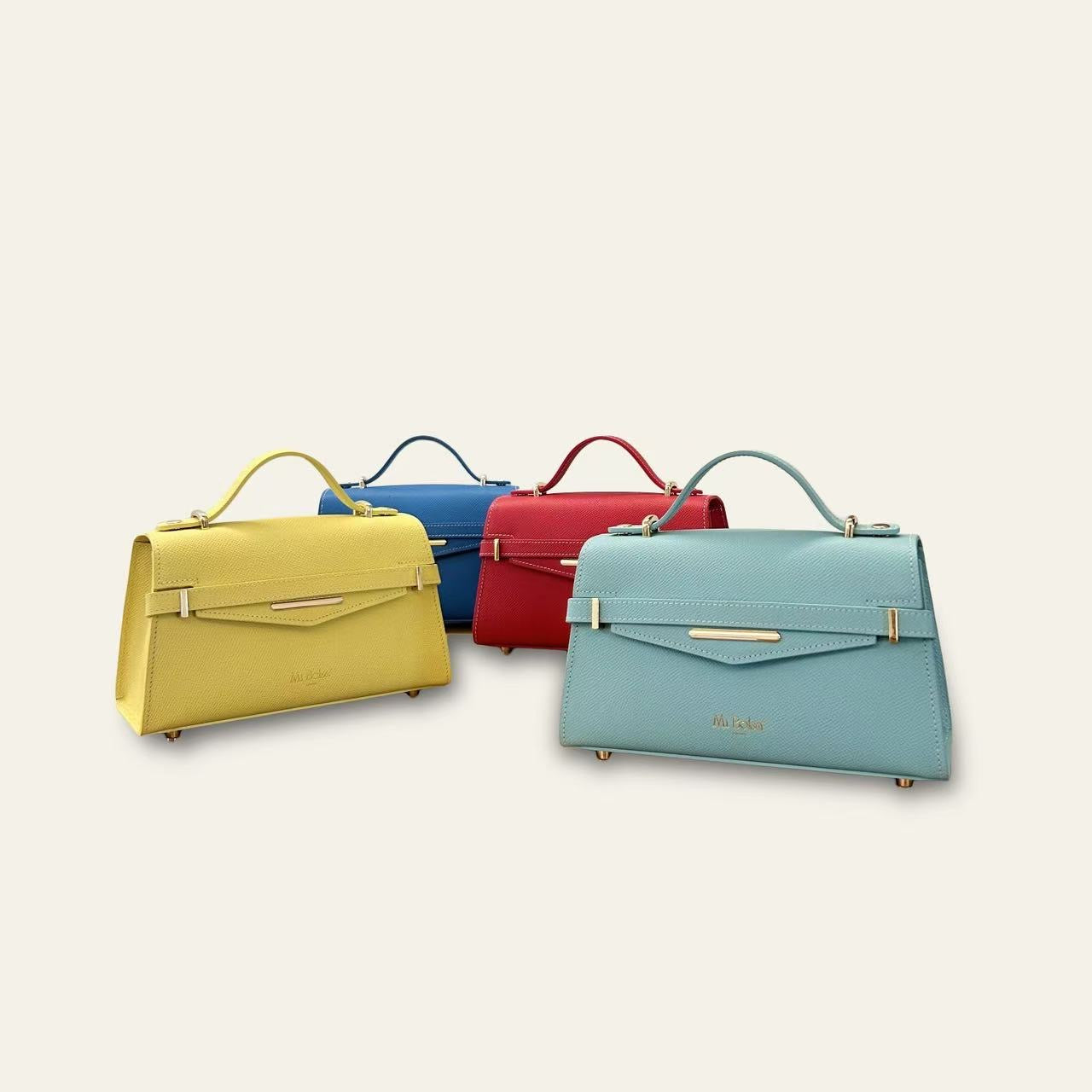 "Mi" Top Handle -Ruby Red