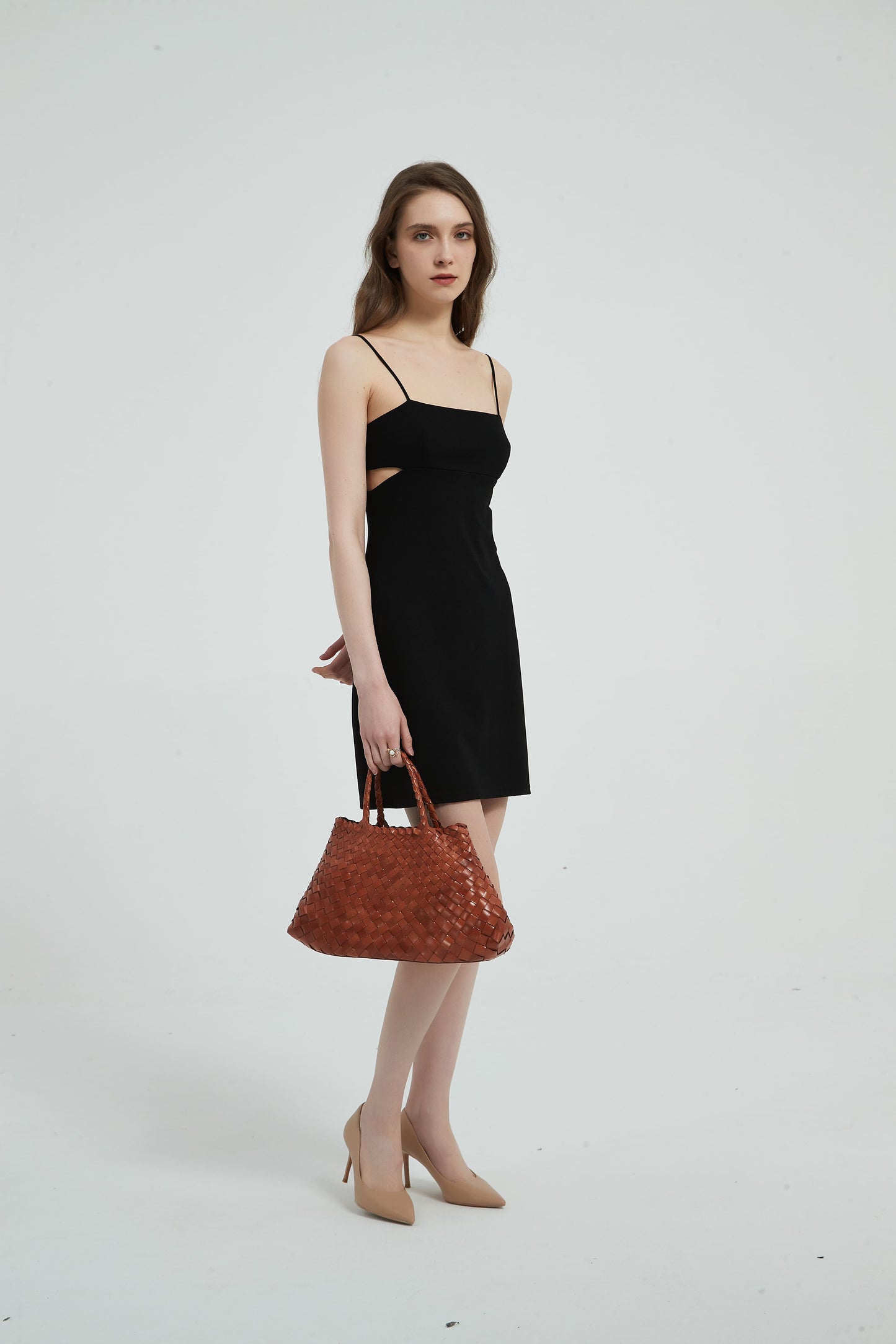 First Layer Cowhide Summer Woven Tote Bag