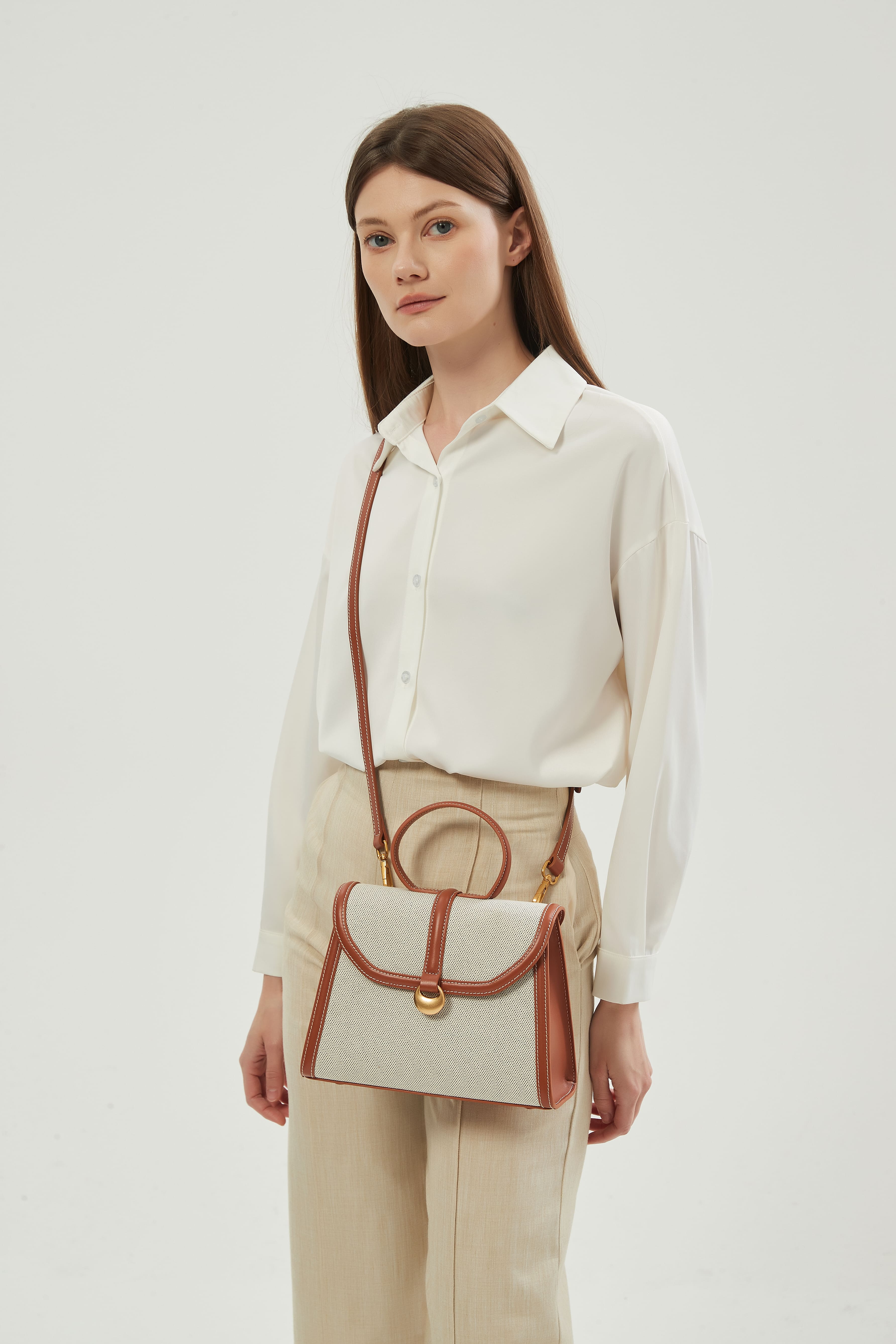 Monaco Top Handle - Canvas