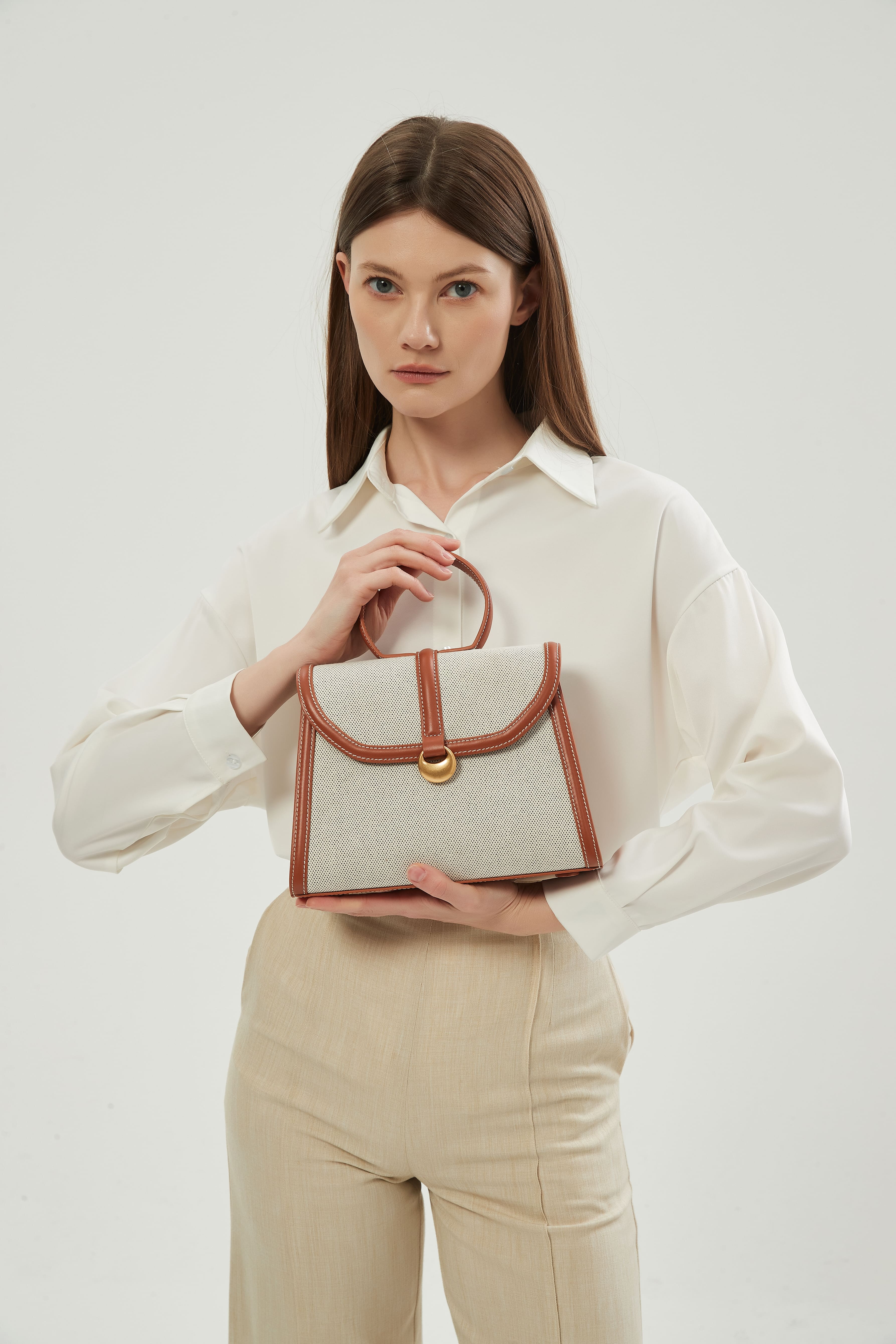 Monaco Top Handle - Canvas