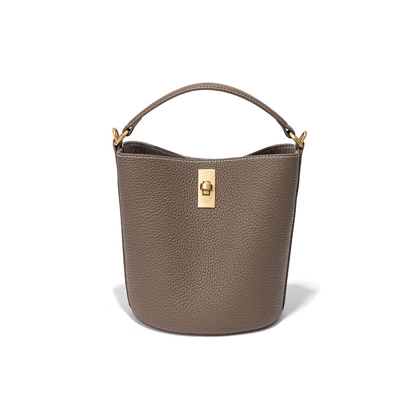 First Layer Cowhide Fanny Shoulder/Tote Bag