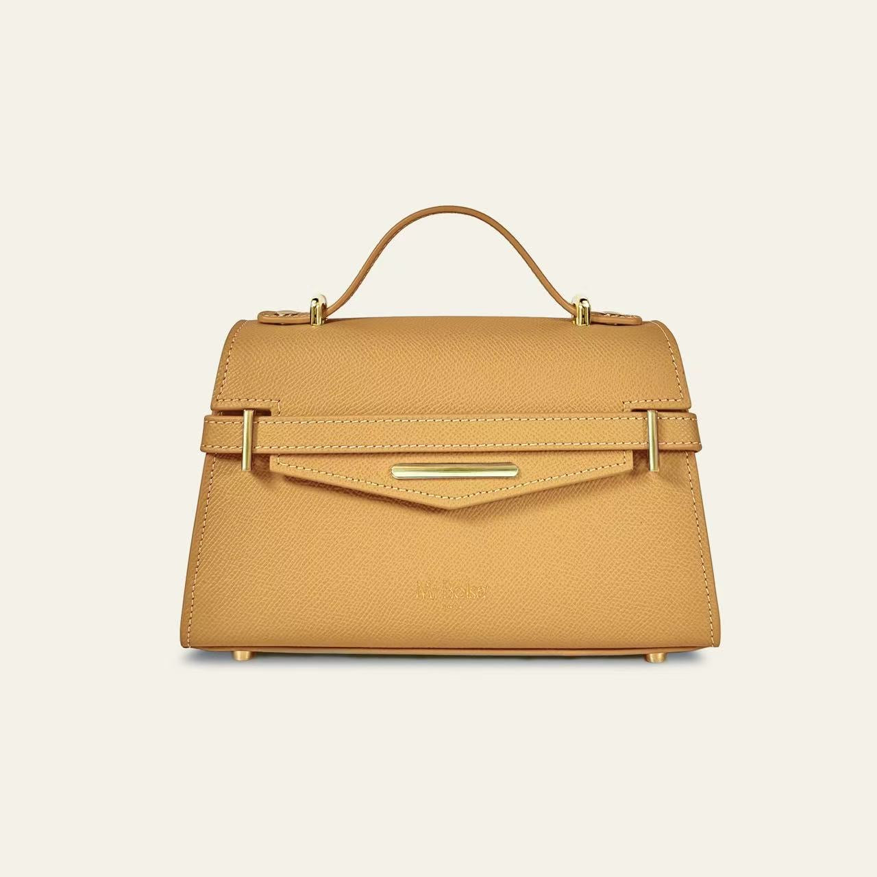 "Mi" Top Handle -Light Amber