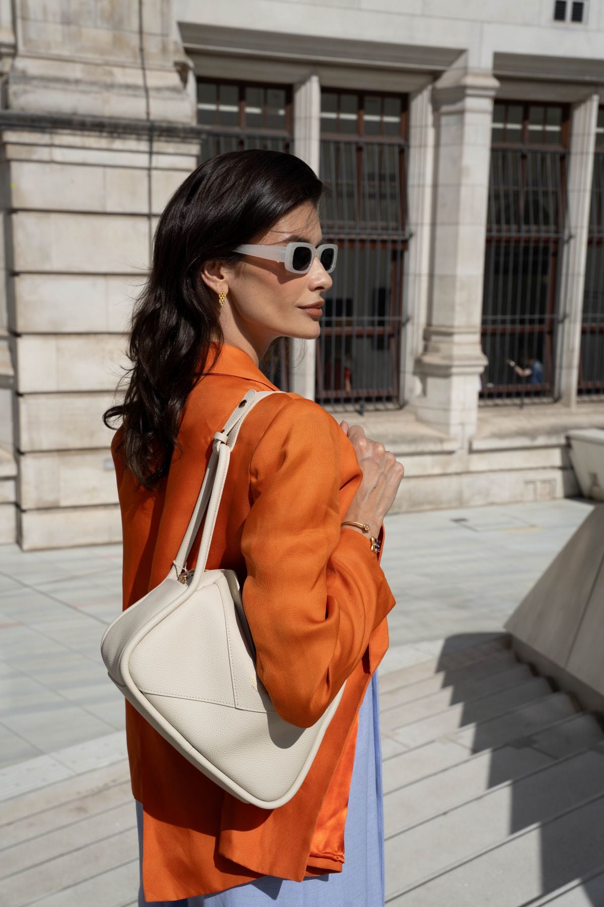 Carnaby Shoulder - Creamy White