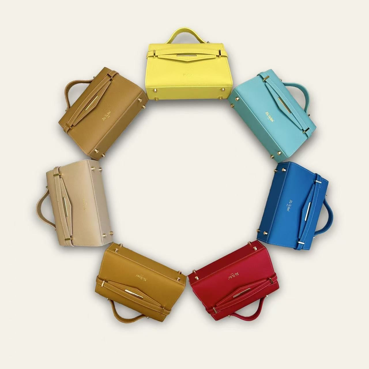 "Mi" Top Handle -Ruby Red