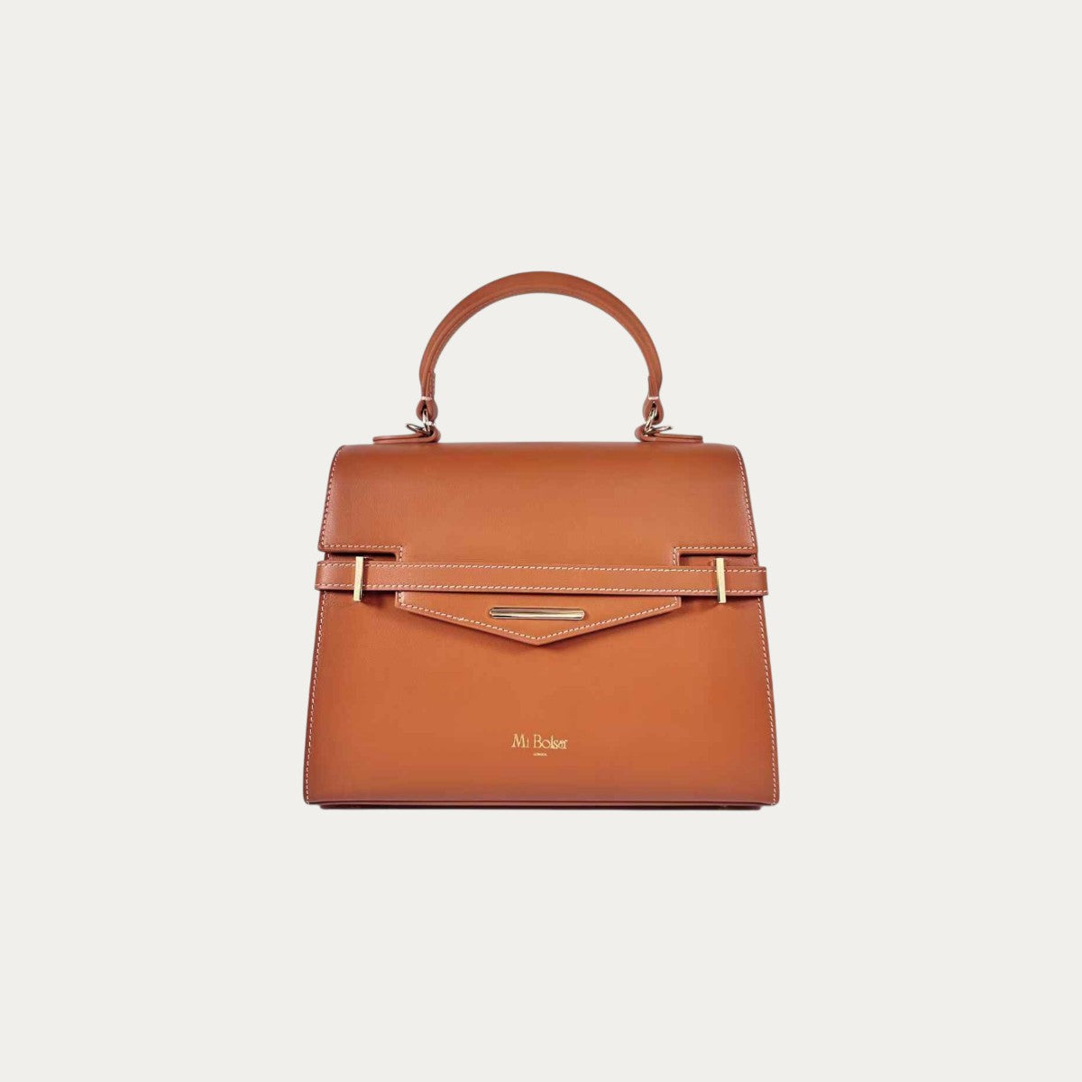 "Mi" Midi Top Handle - Caramel