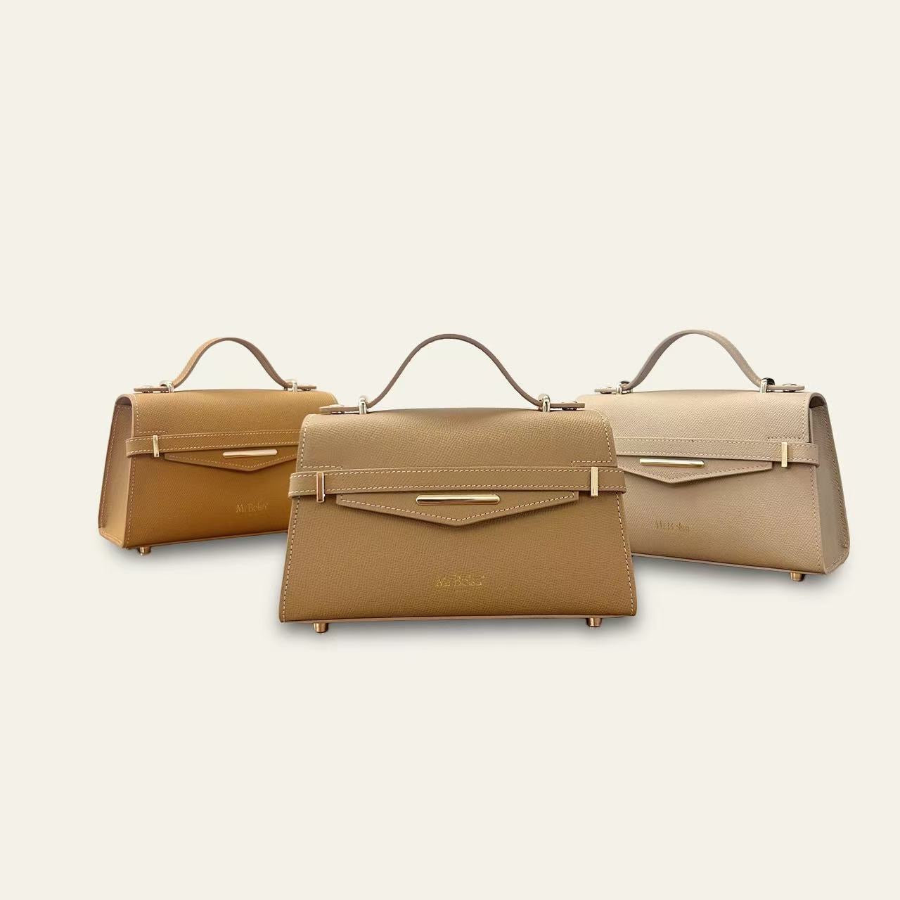 "Mi" Top Handle -Light Amber