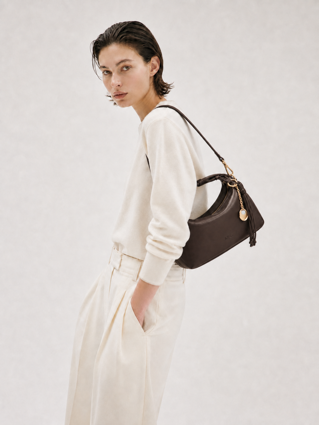Camilla Half Moon - Mocha