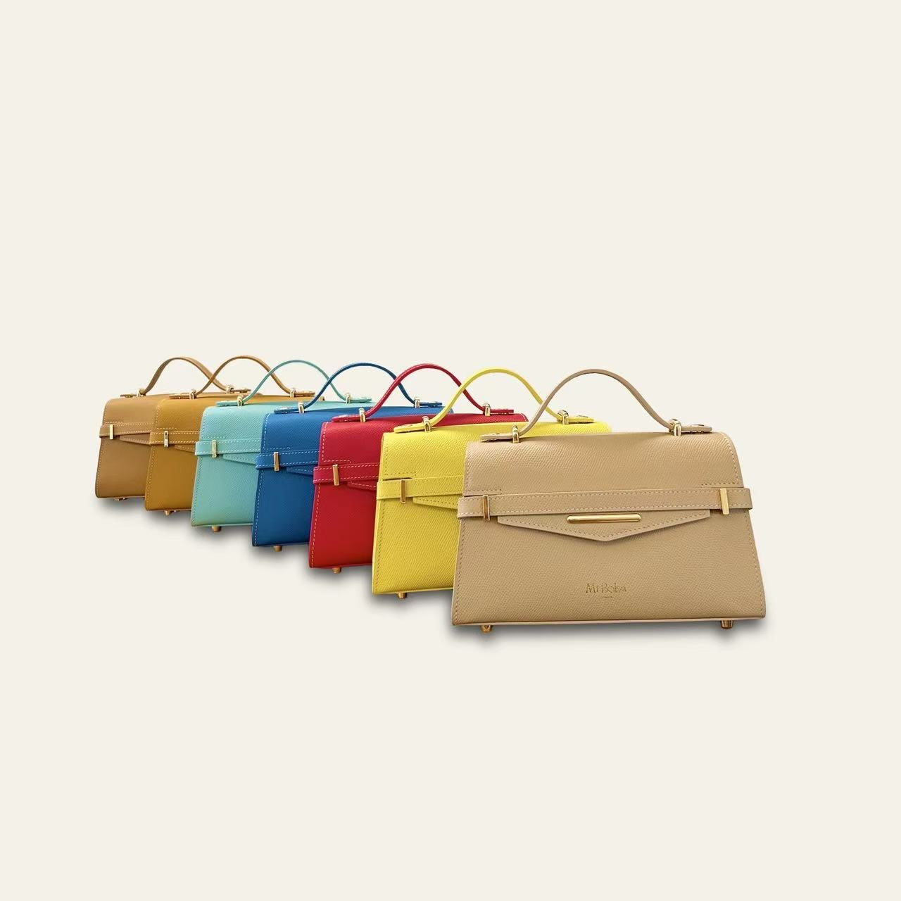 "Mi" Top Handle -Ruby Red