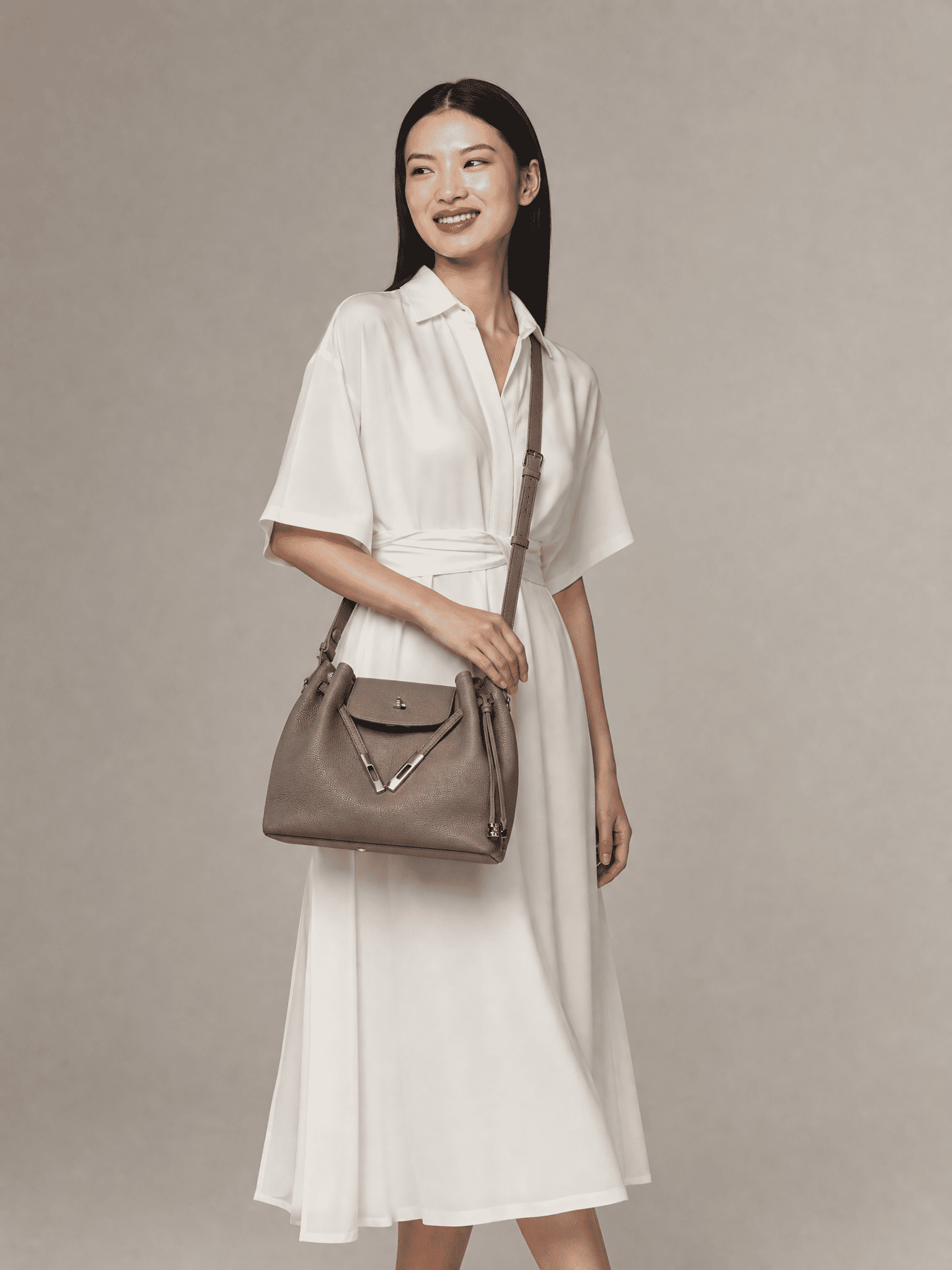 Grace Shoulder-Cream White
