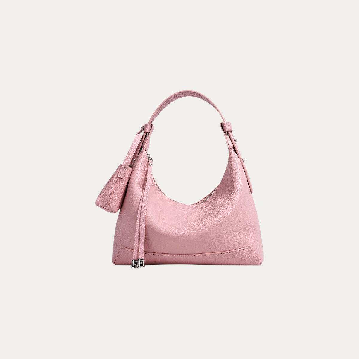 Halfmoon Tote/Shoulder - Pink