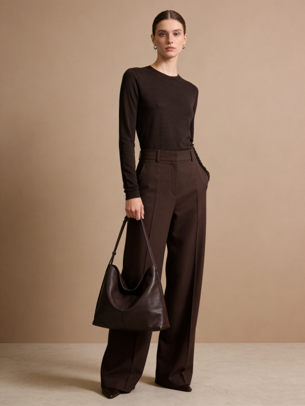 Soft Sheep Leather Shoulder - Mocha