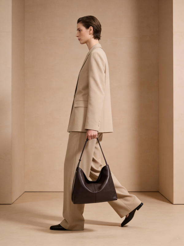 Soft Sheep Leather Shoulder - Mocha