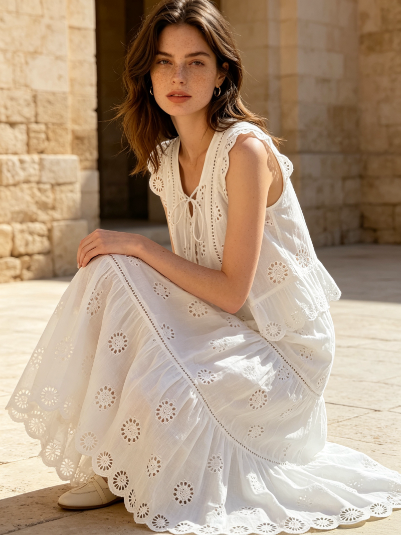 Flora Short Sleeve 2-Piece Dress Set