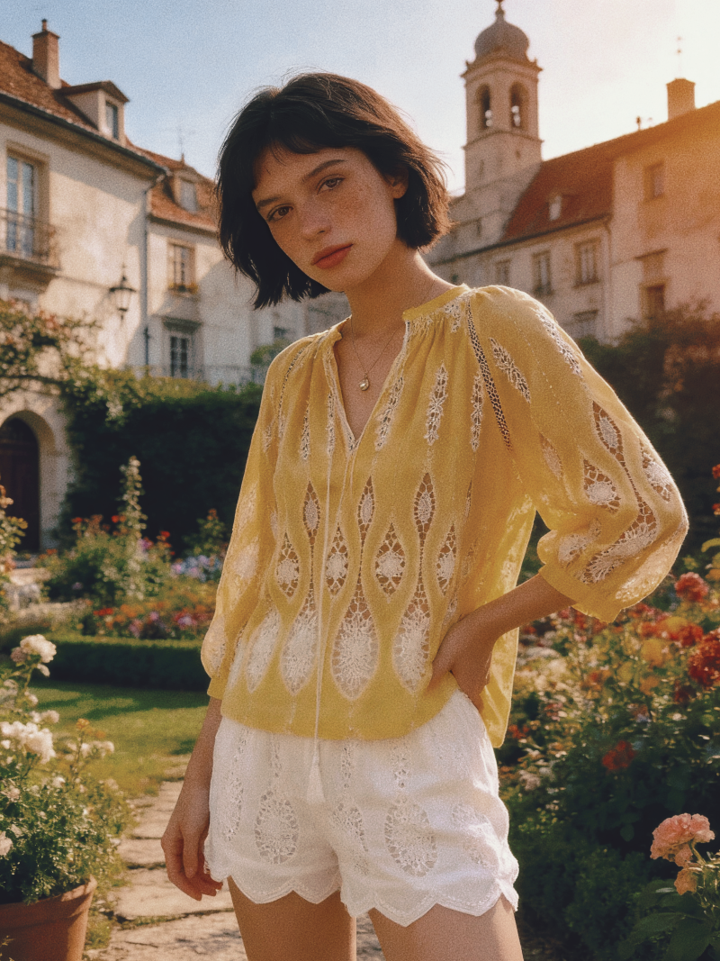 BOHO Embroidery Shirt