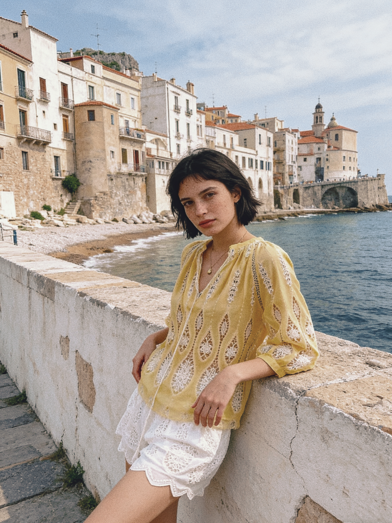 BOHO Embroidery Shirt