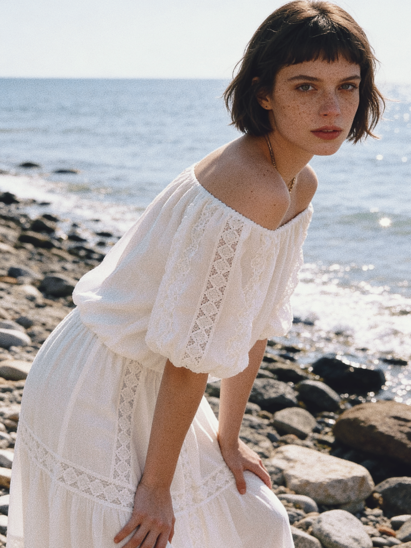 Off Shoulder 2-Piece Dress