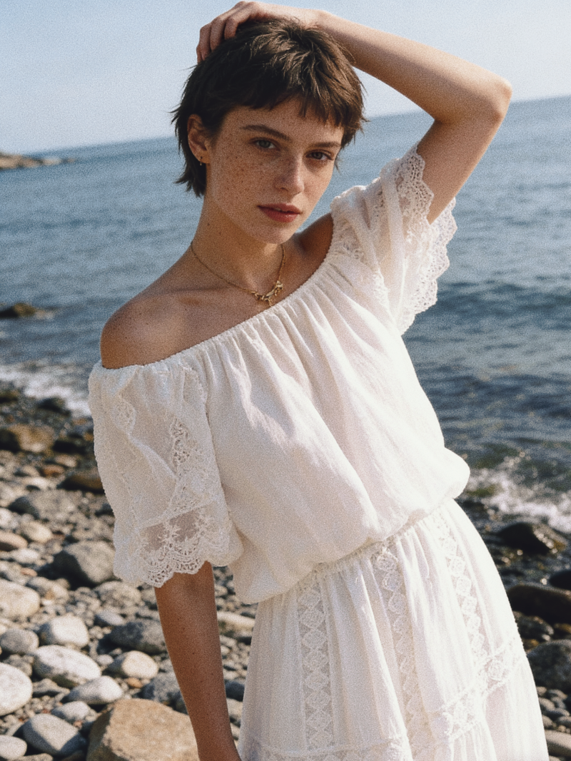 Off Shoulder 2-Piece Dress