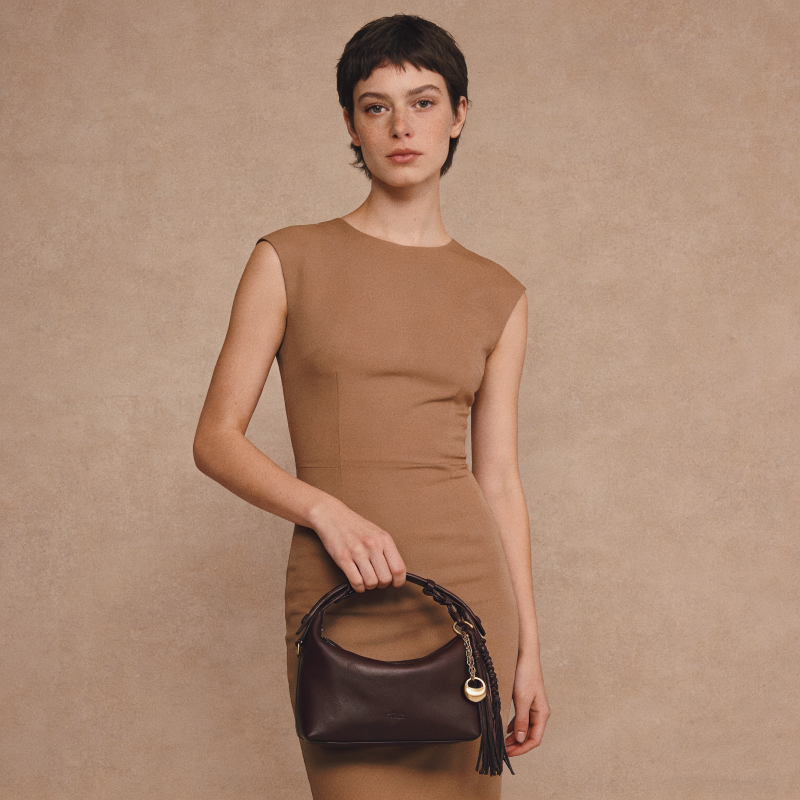 Camilla Half Moon - Burgundy