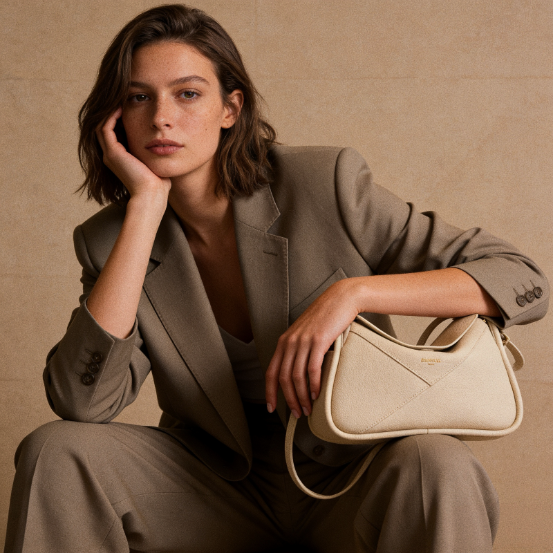 Carnaby Shoulder - Apricot