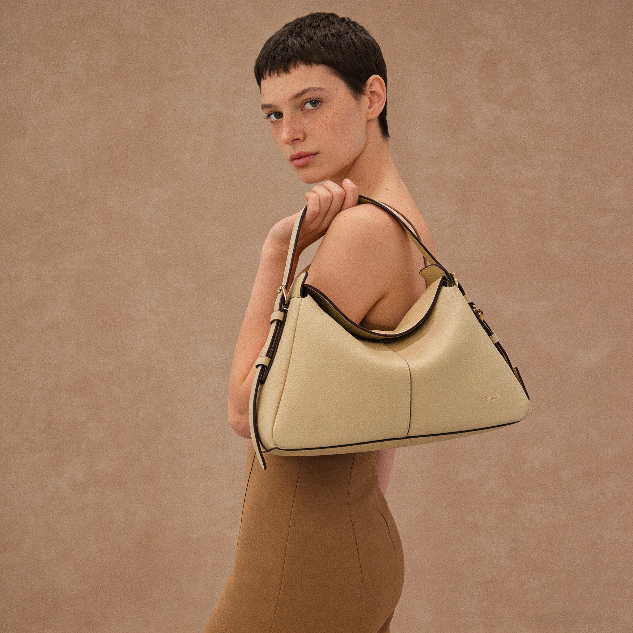 Madolyn Shoulder -Apricot