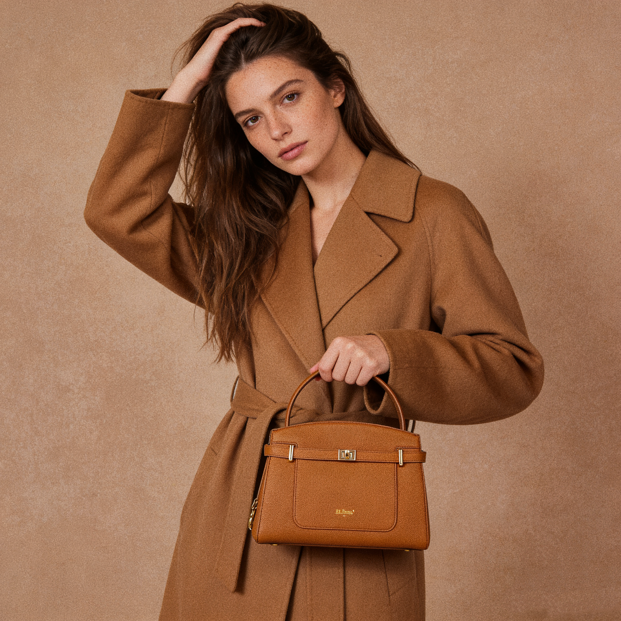 Manhattan Top Handle - Biscuit