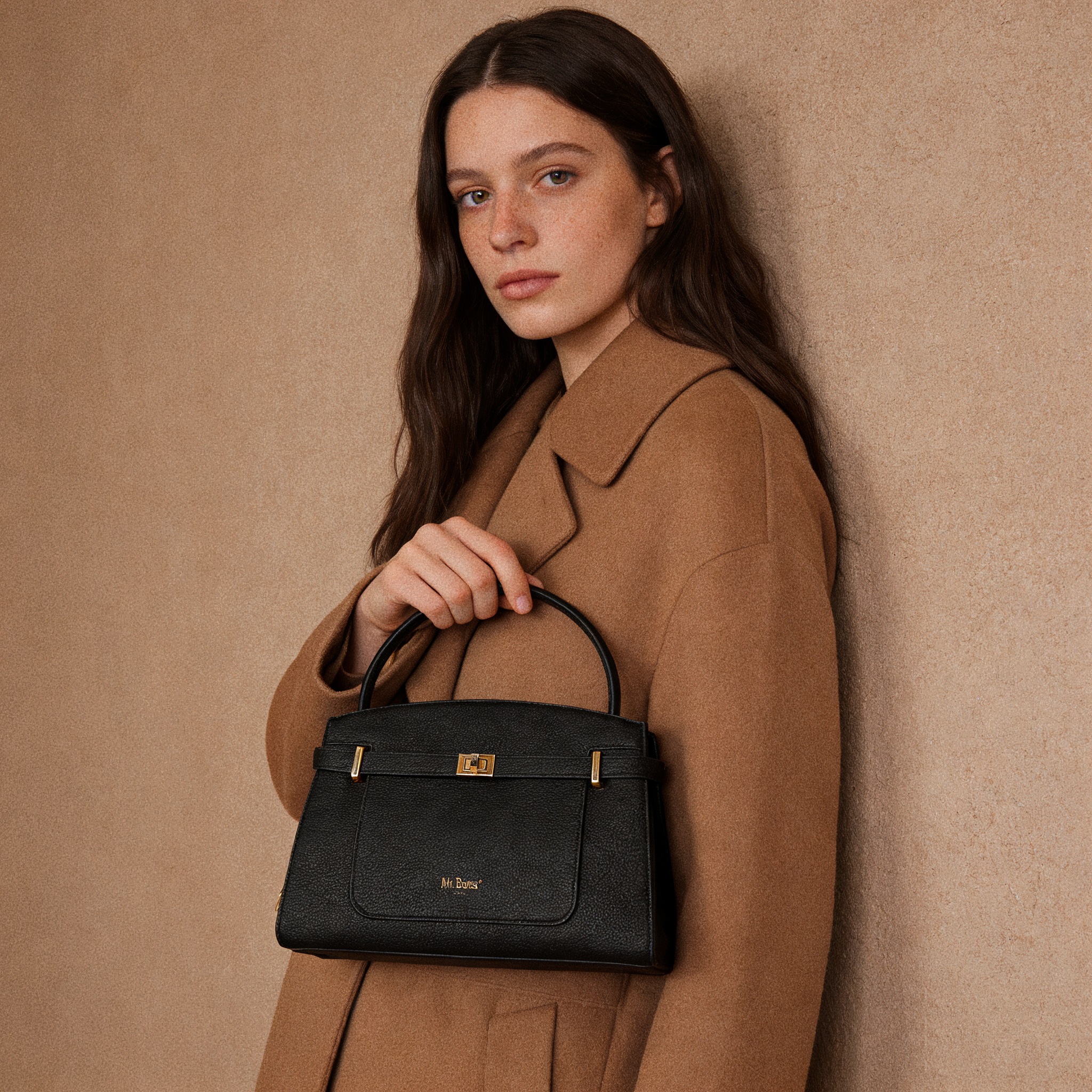 Manhattan Top Handle - Biscuit