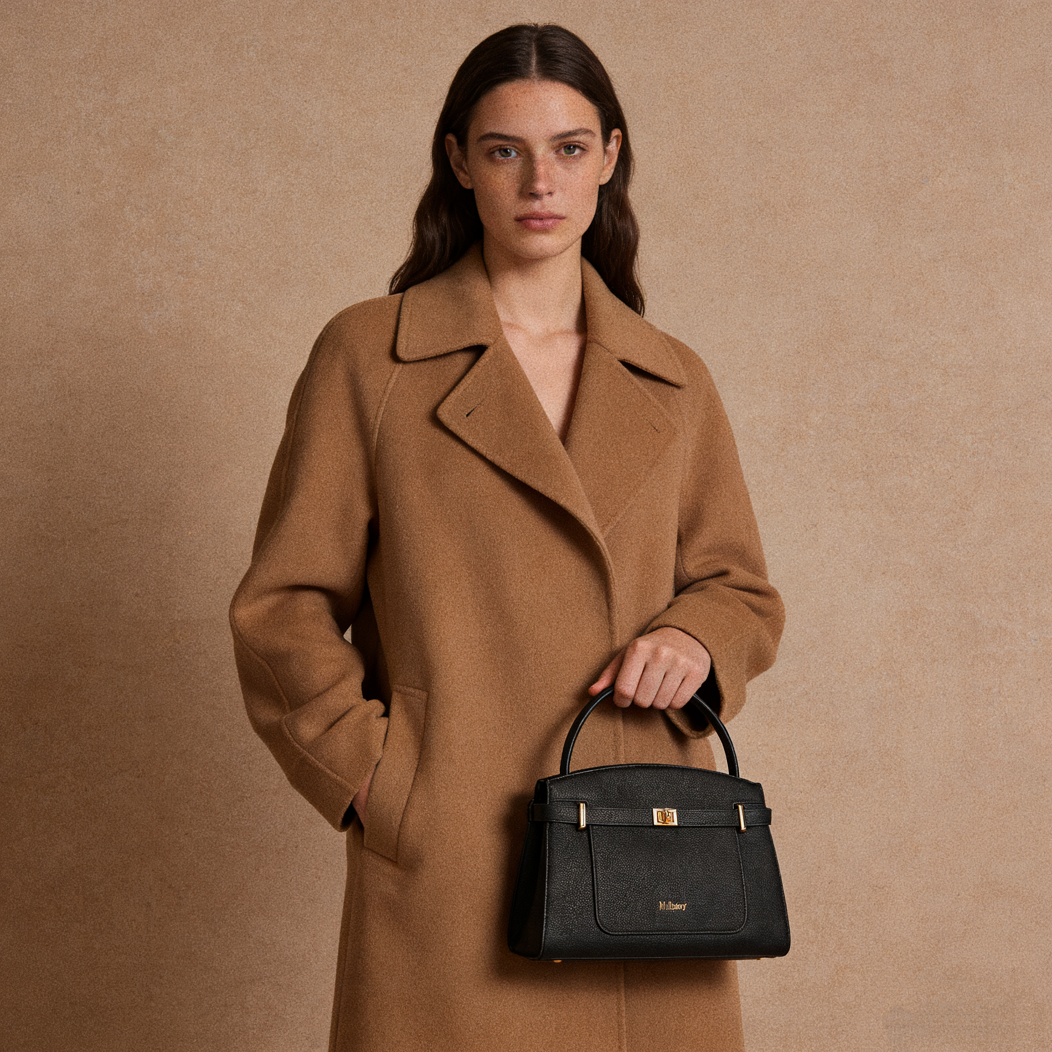 Manhattan Top Handle - Biscuit