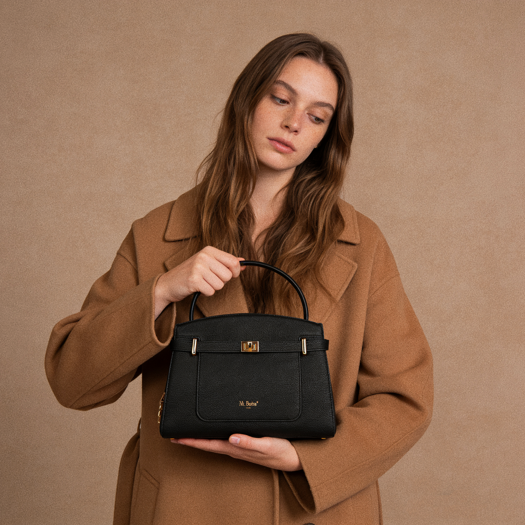 曼哈頓手提包 - 黑色