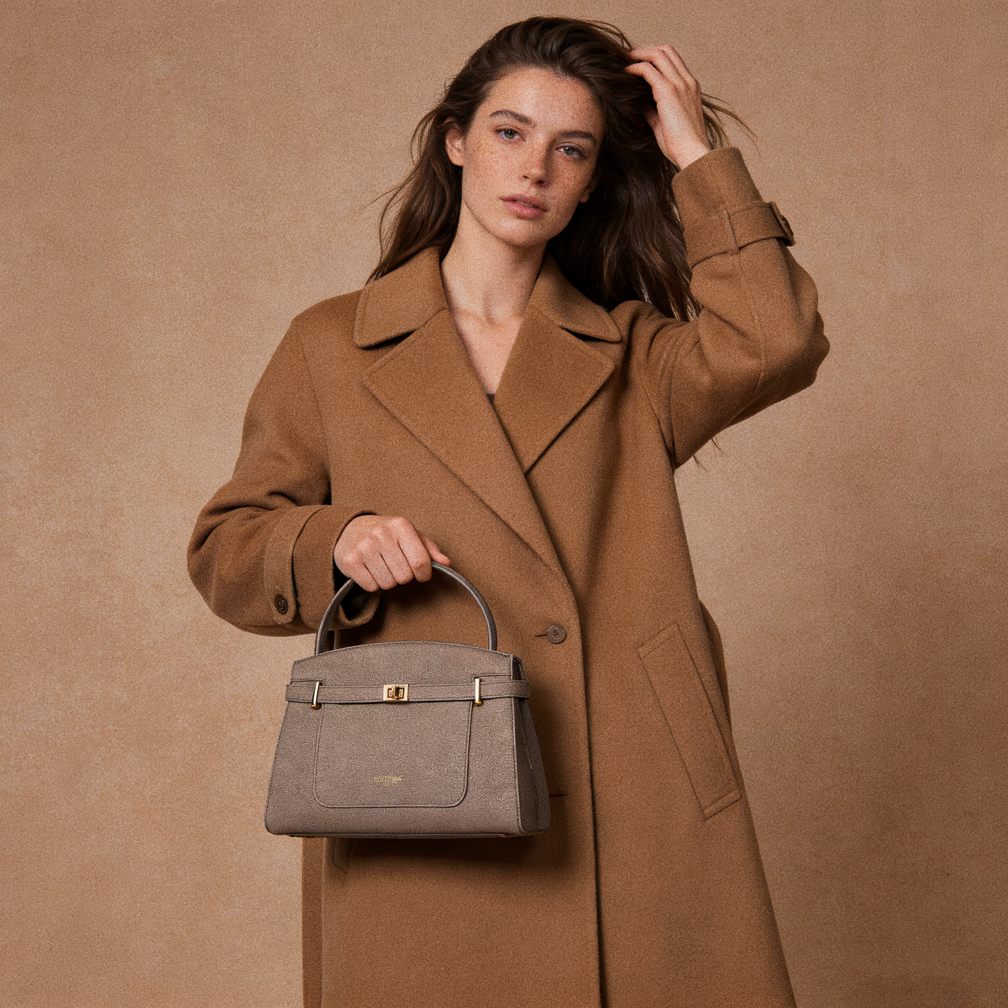 Manhattan Top Handle - Biscuit