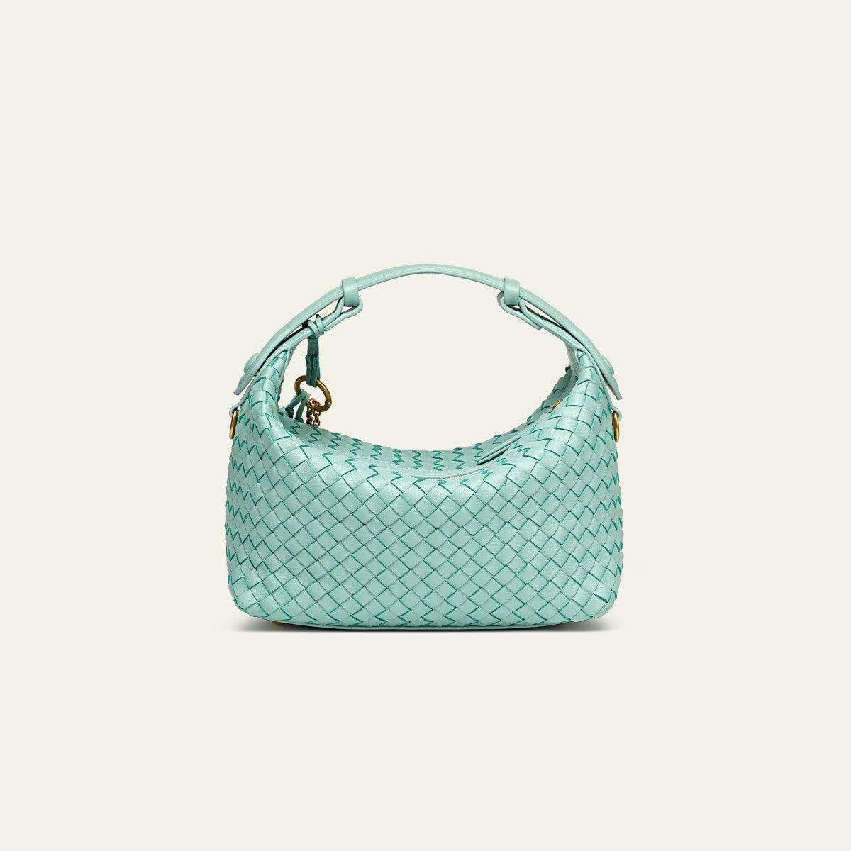 Camilla Half Moon Woven - Sky Blue