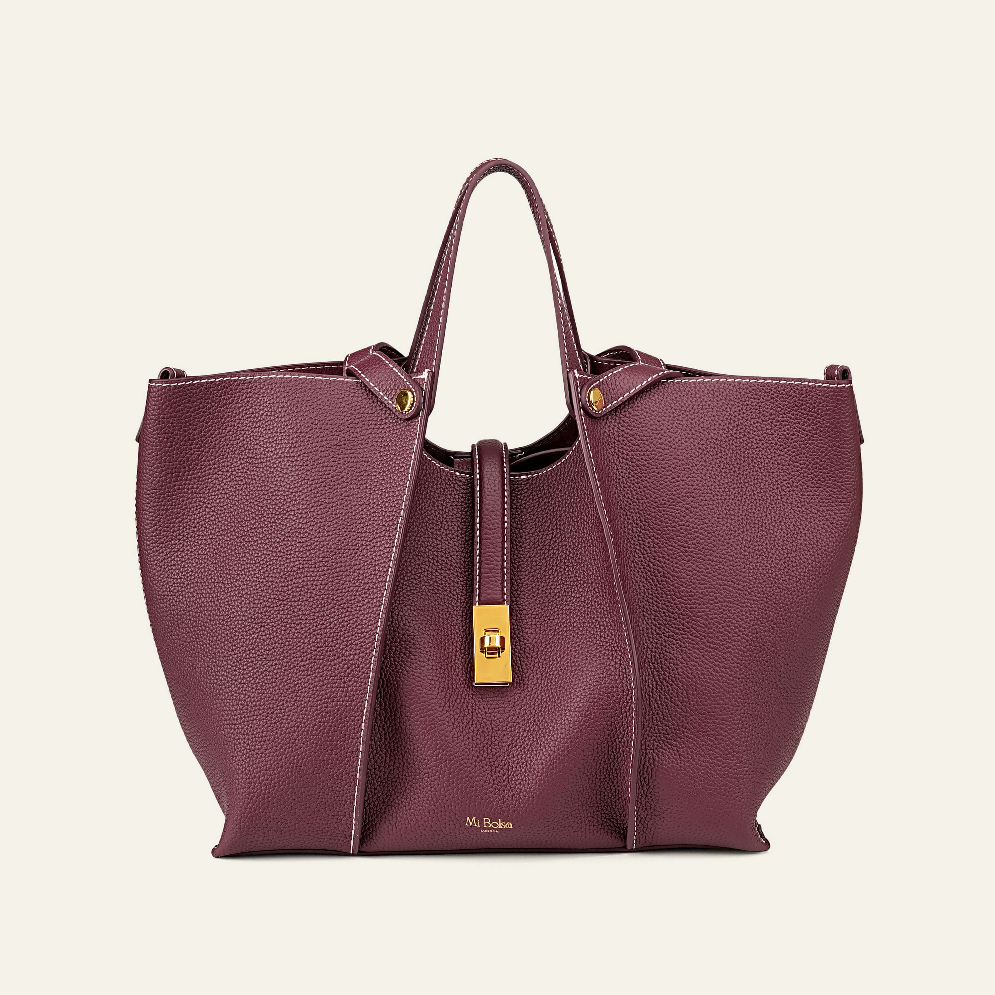 Wharf Tote - Burgundy
