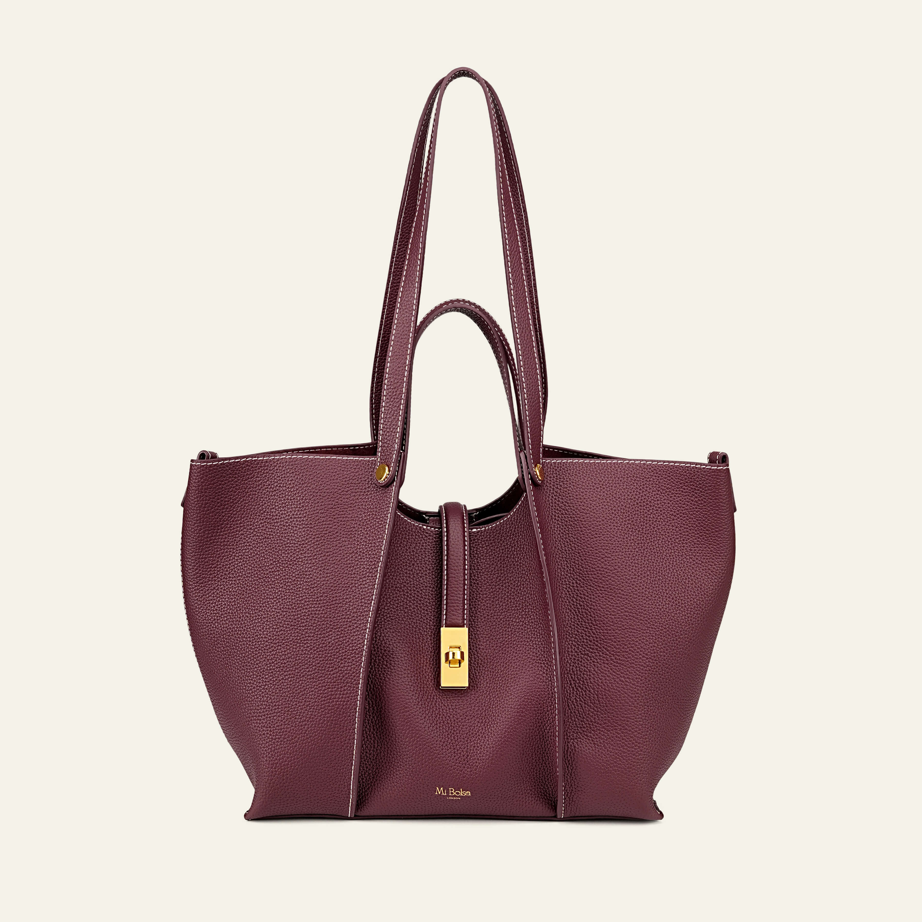 Wharf 手提包/肩背包 - 黑色