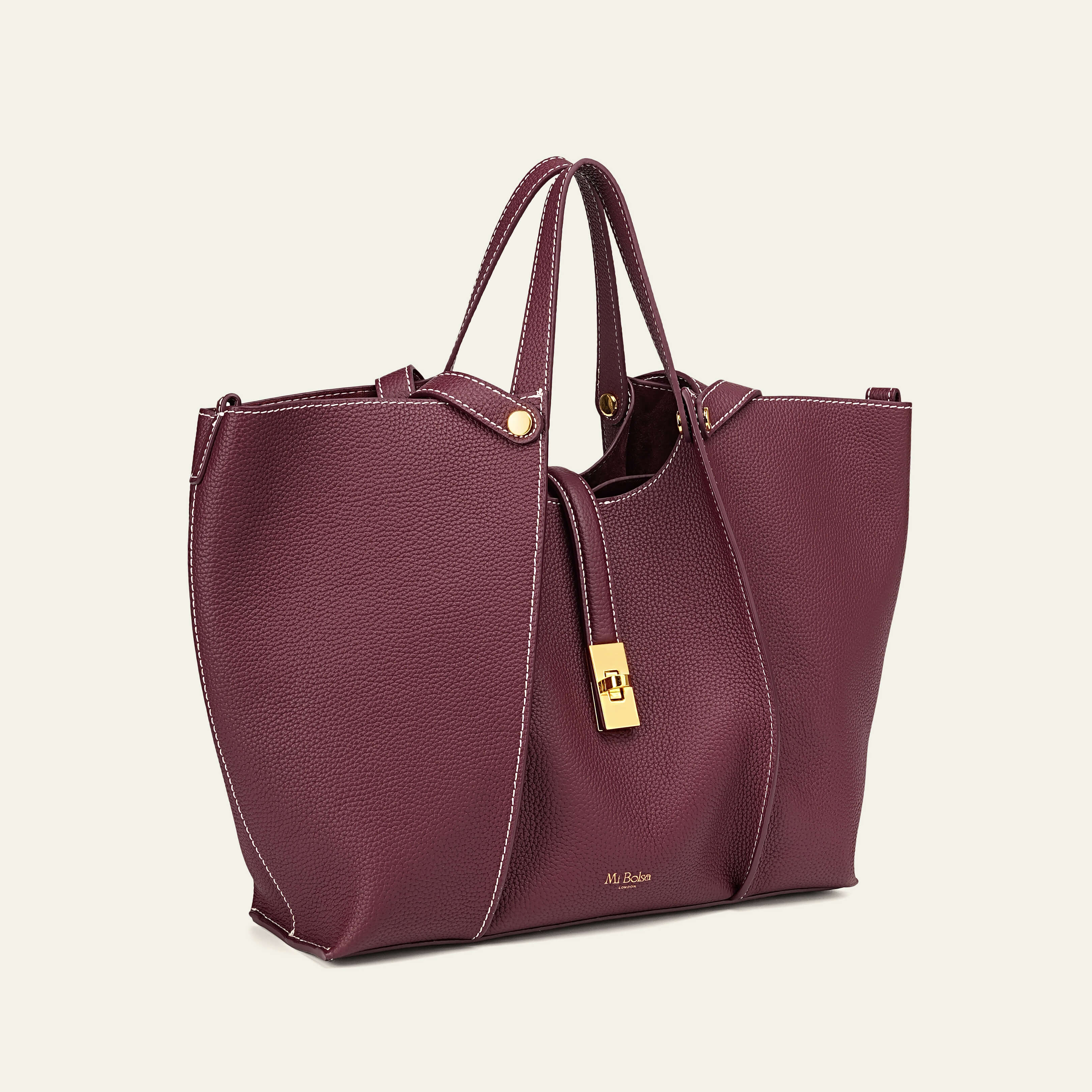 Wharf Tote - Burgundy