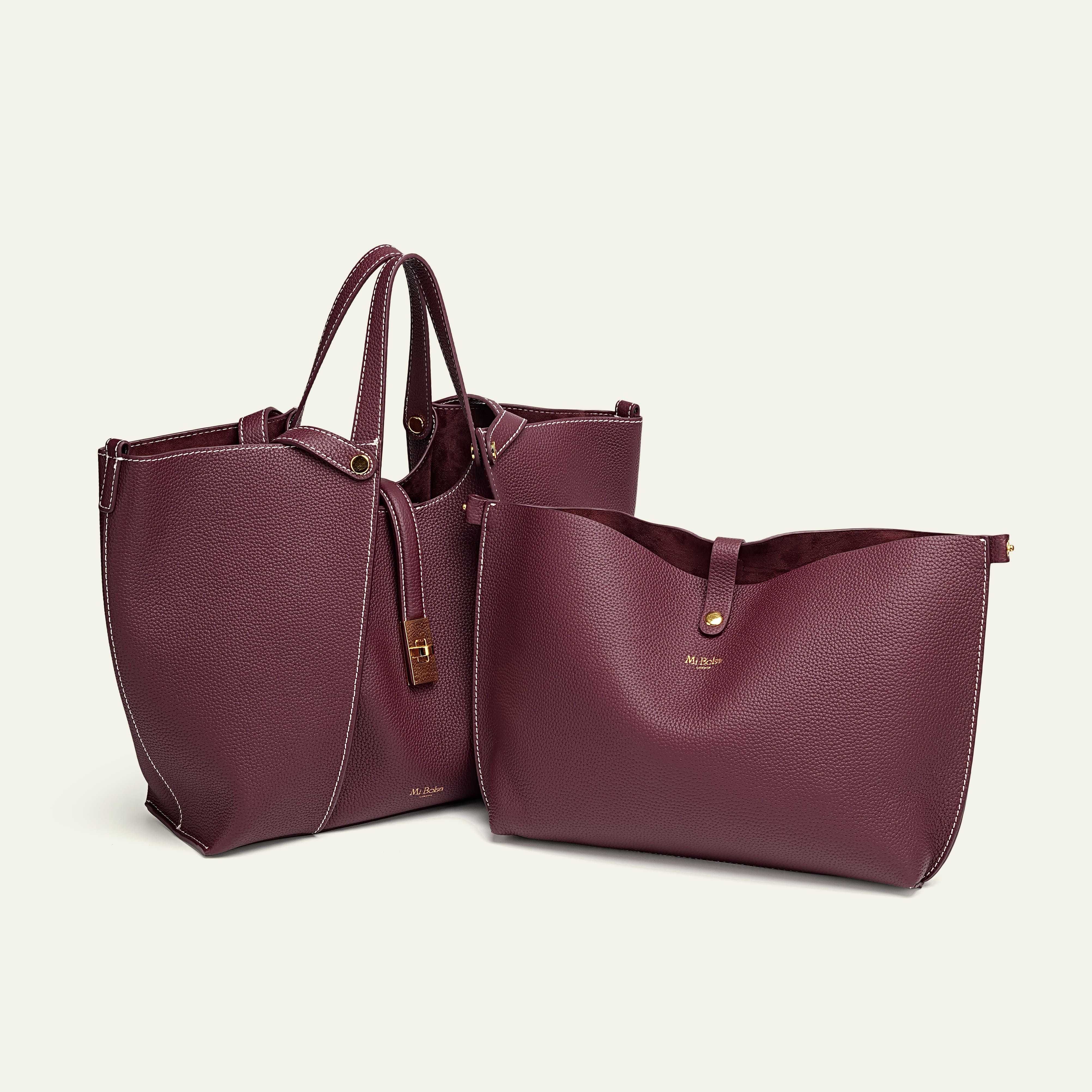 Wharf 手提包/肩背包 - 黑色