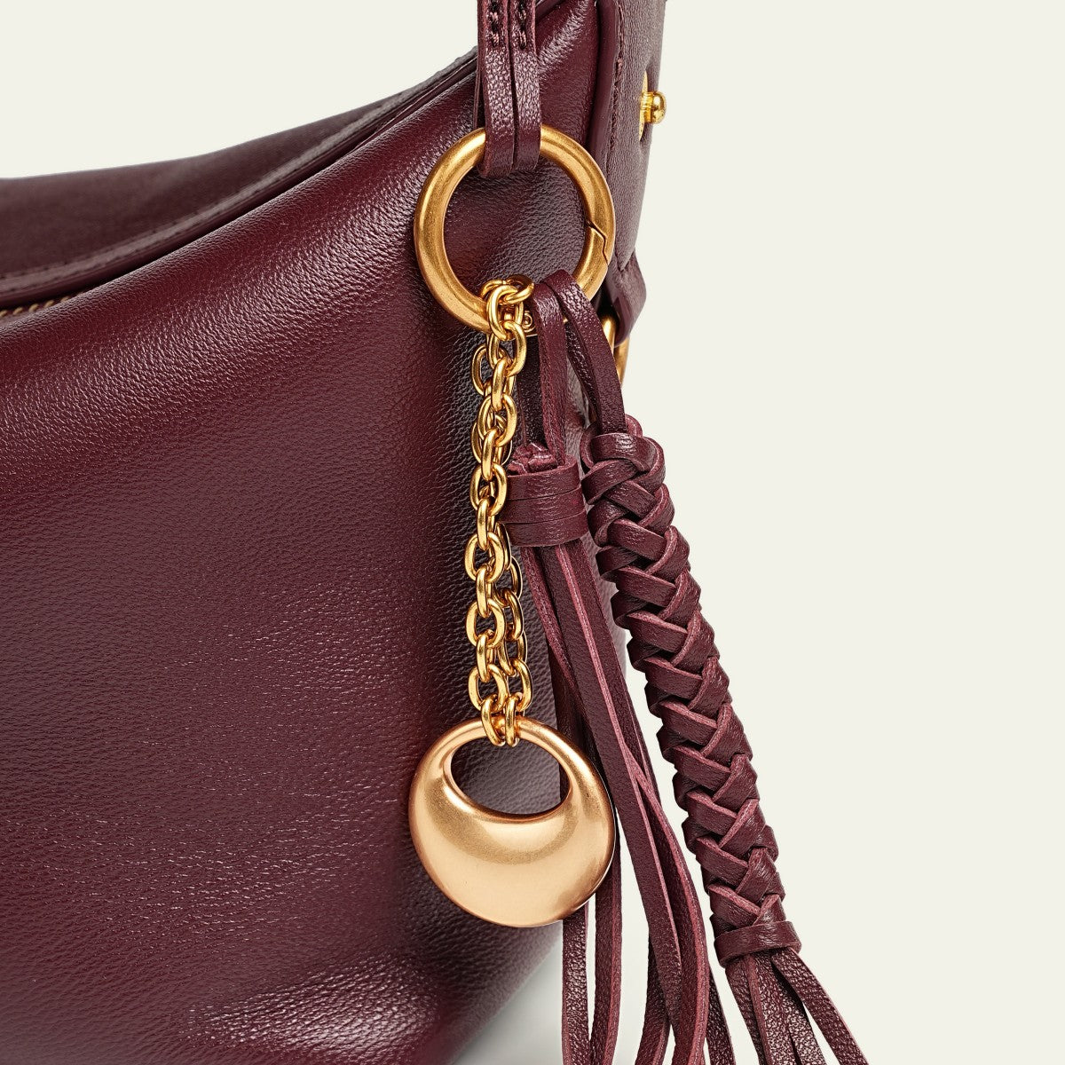 Camilla Half Moon - Burgundy