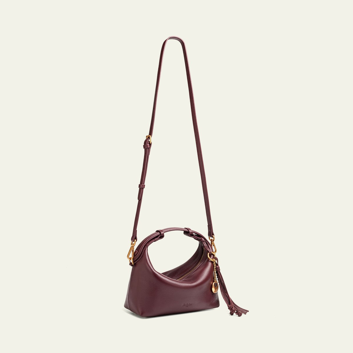 Camilla Half Moon - Burgundy