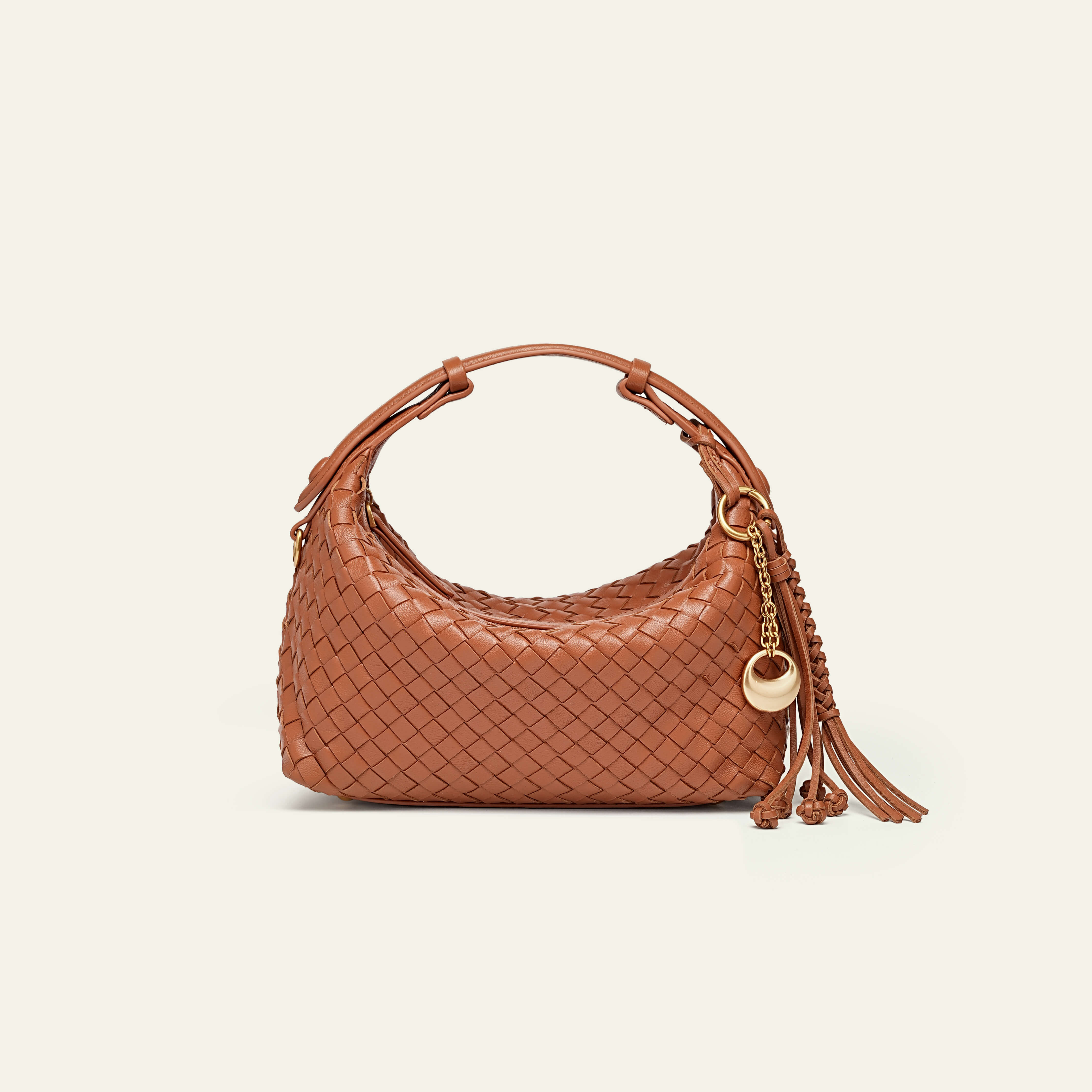 Camilla Half Moon Woven - Brown